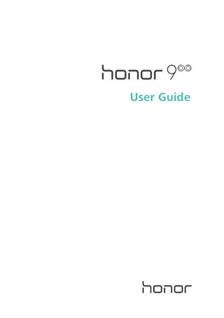 Huawei Honor 9 manual. Tablet Instructions.
